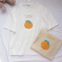 Unzzy HOT SALE Orange T-shirt KF7612