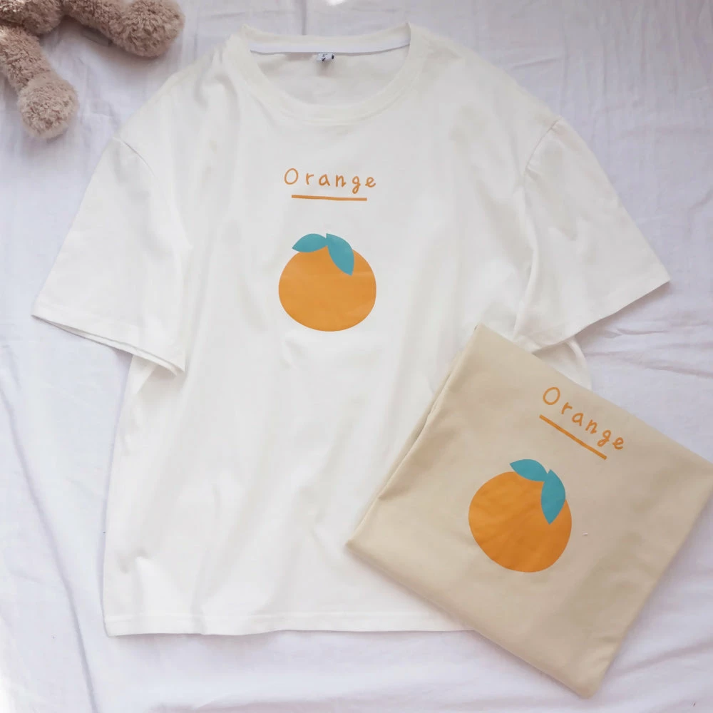 Unzzy HOT SALE Orange T-shirt KF7612 1 Unzzy HOT SALE Orange T-shirt KF7612