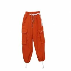 Unzzy Orange Wide Leg Pants KF50020 7 Unzzy Orange Wide Leg Pants KF50020