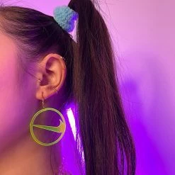 Unzzy HOT SALE Fluorescent Circle Earrings KF81611