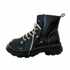 Unzzy Black Boots KF7509