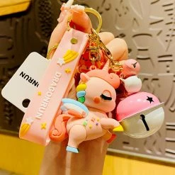 Unzzy Cute Schoolbag Pendant Keychain KF82703