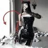 Unzzy Cosplay Little Devil Leather DRESS (2-PIECE SET） KF82468 HOT SALE