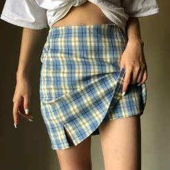 Unzzy Chic Plaid Skirt KF9503 HOT SALE