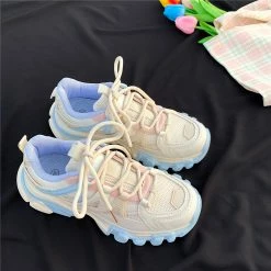 Unzzy Pink Casual Sneakers KF82555