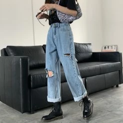 Unzzy Vintage Ripped Jeans KF81539