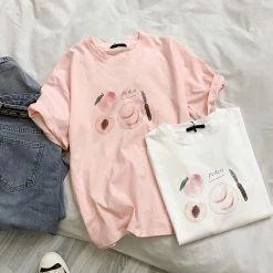 Unzzy HOT SALE Peach T-shirt KF81223