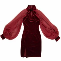 Unzzy Punk Red Cheongsam KF9385