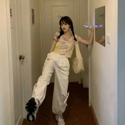 Unzzy Ulzzang T-shirt + Casual Pants KF81466