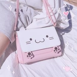 Unzzy HOT SALE Cartoon Cat Shoulder Bag KF908038