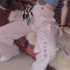 Unzzy Pink Cargo Pants KF9266