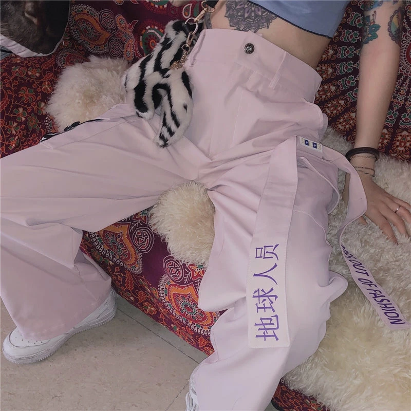 Unzzy Pink Cargo Pants KF9266 2 Unzzy Pink Cargo Pants KF9266