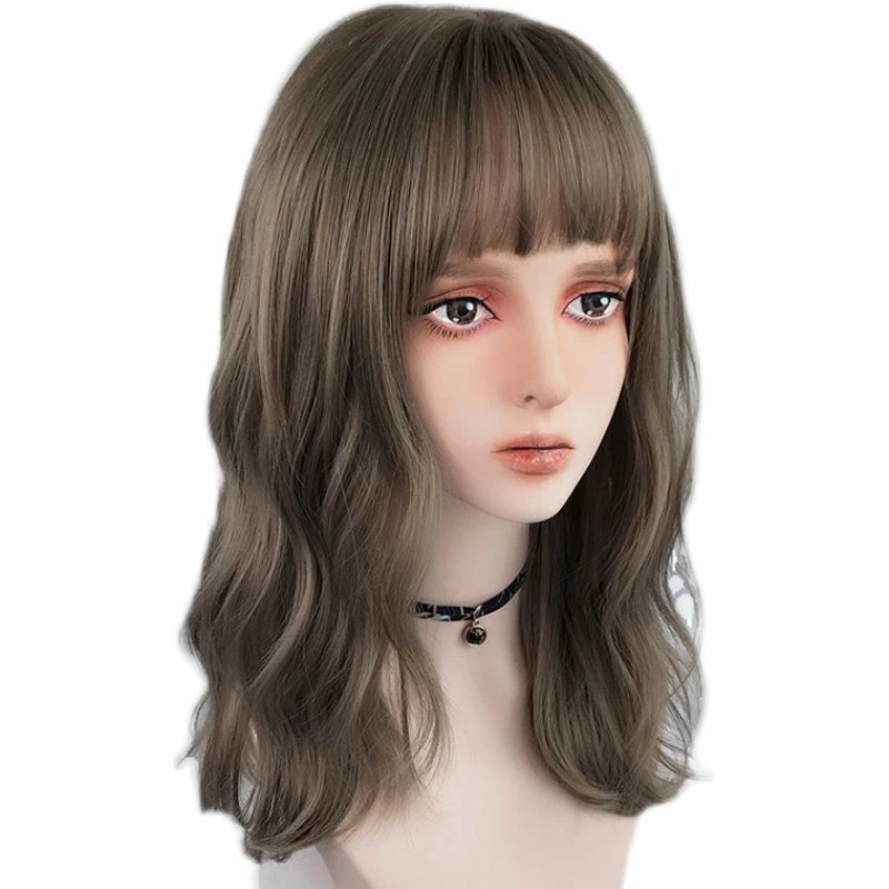 Unzzy BROWN LONG CURLY WIG KF82247 5 Unzzy BROWN LONG CURLY WIG KF82247