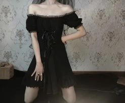 Unzzy Punk Dark Dress KF908025 HOT SALE