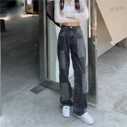 Unzzy Fashion High Waist Jeans KF82086