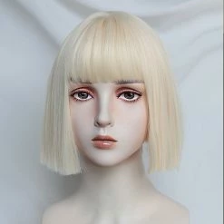 Unzzy HOT SALE Lolita Short Golden Wig KF82563