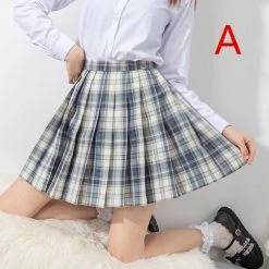 Unzzy Jk Uniform Skirt KF6501 HOT SALE