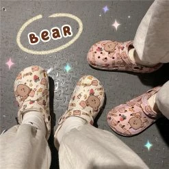 Unzzy Cartoon Cute Bear Slippers KF82195 HOT SALE
