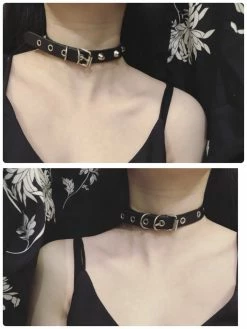 Unzzy Dark Punk Choker KF81128