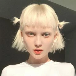 Unzzy HOT SALE Lolita Short Golden Wig KF82563