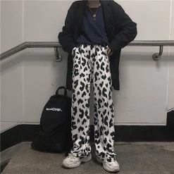 Unzzy Ulzzang Cow Pants KF9532