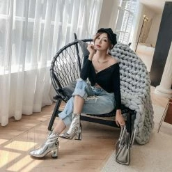 Unzzy Laser Martin Boots KF90283