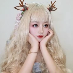 Unzzy Golden Long Roll Wig KF90444 HOT SALE