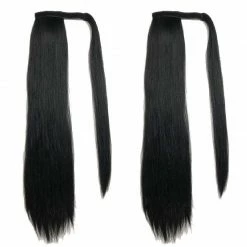 Unzzy Black Double Ponytail 2 Pack KF82688 HOT SALE