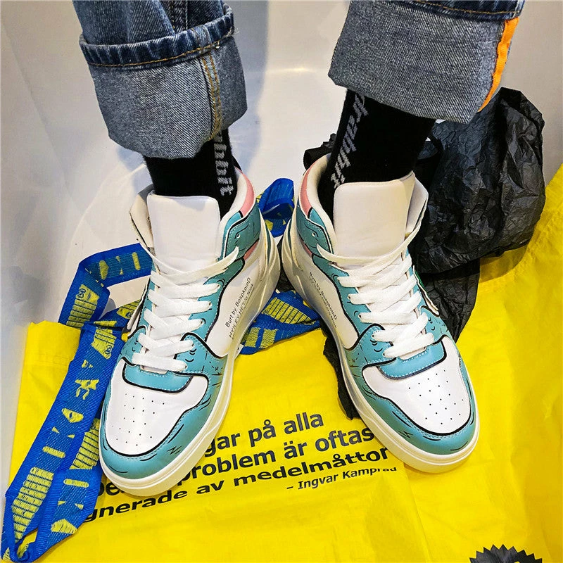 Unzzy HOT SALE Unisex Graffiti Shoes KF81773 6 Unzzy HOT SALE Unisex Graffiti Shoes KF81773