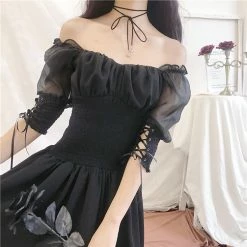 Unzzy Punk Dark Dress KF9352 HOT SALE