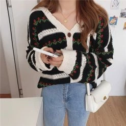 Unzzy Loose Knit Jacket KF50040 HOT SALE