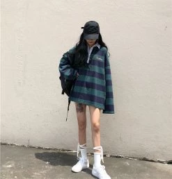 Unzzy HOT SALE Harajuku Style Striped T-shirt KF81532