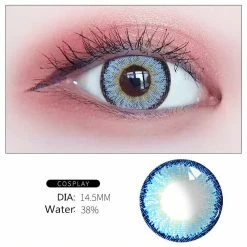Unzzy All Contact Lenses Cosplay Contact Lenses(TWO PIECES) KF44456