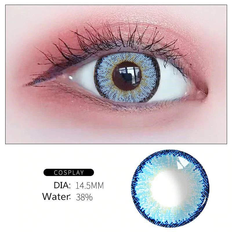 Unzzy All Contact Lenses Cosplay Contact Lenses(TWO PIECES) KF44456 2 Unzzy All Contact Lenses Cosplay Contact Lenses(TWO PIECES) KF44456