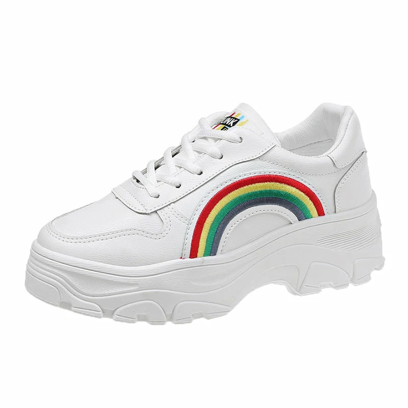 Unzzy Rainbow Sneakers KF81108 5 Unzzy Rainbow Sneakers KF81108