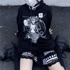 Unzzy Ulzzang Anime Sweatshirt KF81931 8 Unzzy Ulzzang Anime Sweatshirt KF81931
