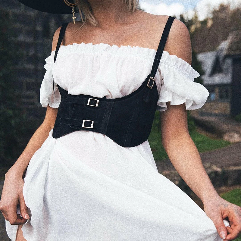 Unzzy HOT SALE Punk Black Vest KF90302 5 Unzzy HOT SALE Punk Black Vest KF90302