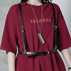 Unzzy Metal PU Belt Strap KF81122