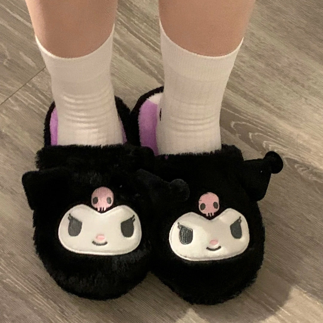 Unzzy HOT SALE Cute Plush Cotton Slippers KF82414 4 Unzzy HOT SALE Cute Plush Cotton Slippers KF82414