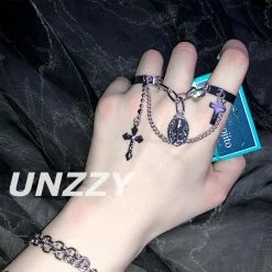 Unzzy Unisex Ring Bracelet KF81219