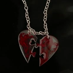 Unzzy *My Heart Is Bleeding* Necklace KF81639 HOT SALE
