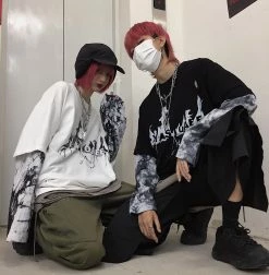 Unzzy Unisex Round Neck Long Sleeve KF90375 HOT SALE