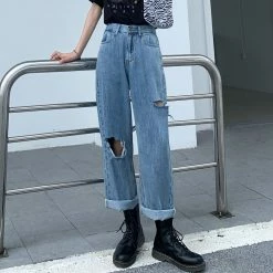 Unzzy Vintage Ripped Jeans KF81539