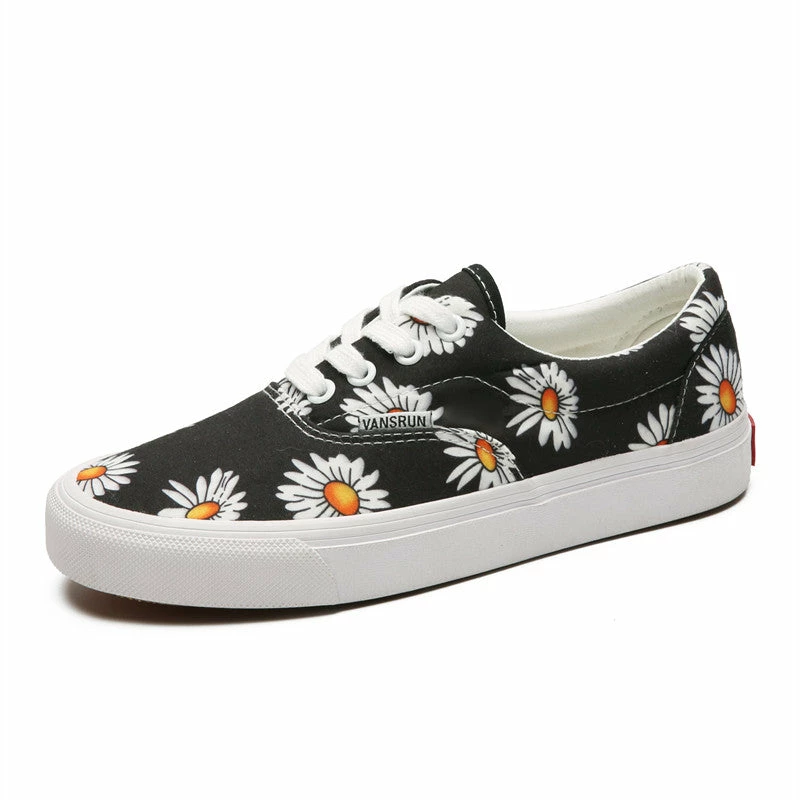 Unzzy Ulzzang Daisy Canvas Shoes KF90548 HOT SALE 5 Unzzy Ulzzang Daisy Canvas Shoes KF90548 HOT SALE
