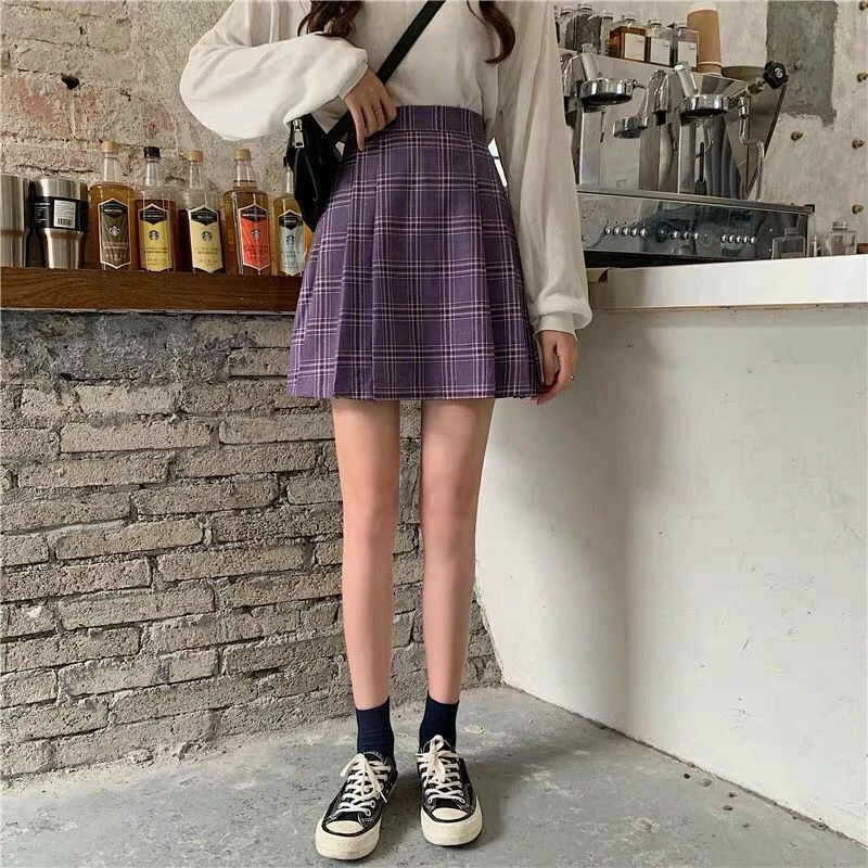 Unzzy Korean Plaid Skirt KF81158 2 Unzzy Korean Plaid Skirt KF81158