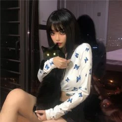 Unzzy Chic Butterfly T-shirt KF81876 HOT SALE