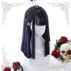 Unzzy Black Purple Wig KF90563 HOT SALE