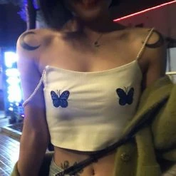 Unzzy HOT SALE Butterfly Embroidery KF7506