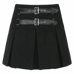 Unzzy Dark Pleated Skirt KF81846 HOT SALE 9 Unzzy Dark Pleated Skirt KF81846 HOT SALE