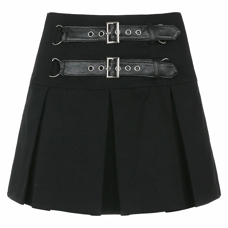 Unzzy Dark Pleated Skirt KF81846 HOT SALE 5 Unzzy Dark Pleated Skirt KF81846 HOT SALE